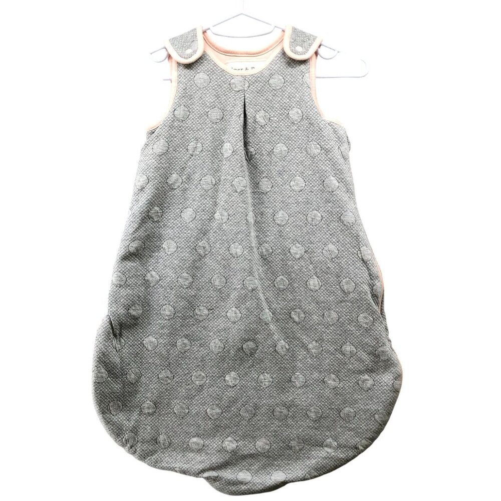 Piper‎ & Posie Sleep Sack Baby 6-18M Gray 2.5 Tog Winter Cotton Lined Girls